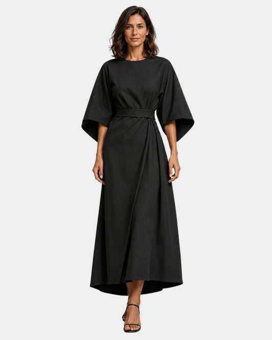 Ariane | Robe Maxi à Manches Kimono