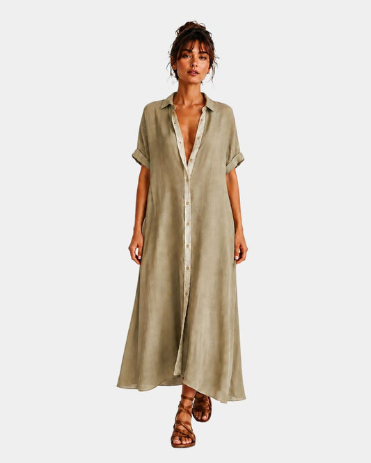 Béryl | Robe inspirée d’une chemise