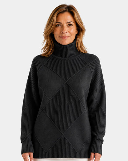 Lauren | Pull luxe à col haut