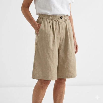 Wandeline™ | Short large taille élastique confort estival naturel
