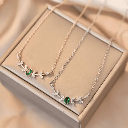 Émilie | Collier Émeraude